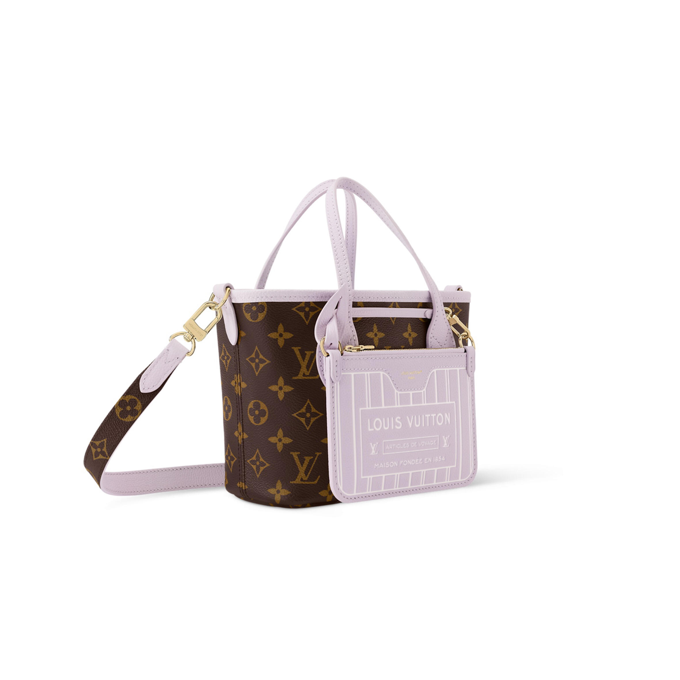 LOUIS VUITTON MASTER NEVERFULL BANDOULIÈRE INSIDE OUT BB M25656 (26.5*16.5*11cm)